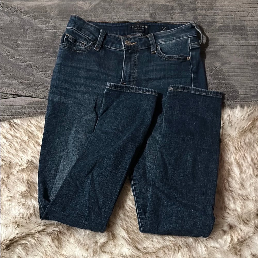 Lucky Brand Blue Slim Jeans with Rich Indigo Hue